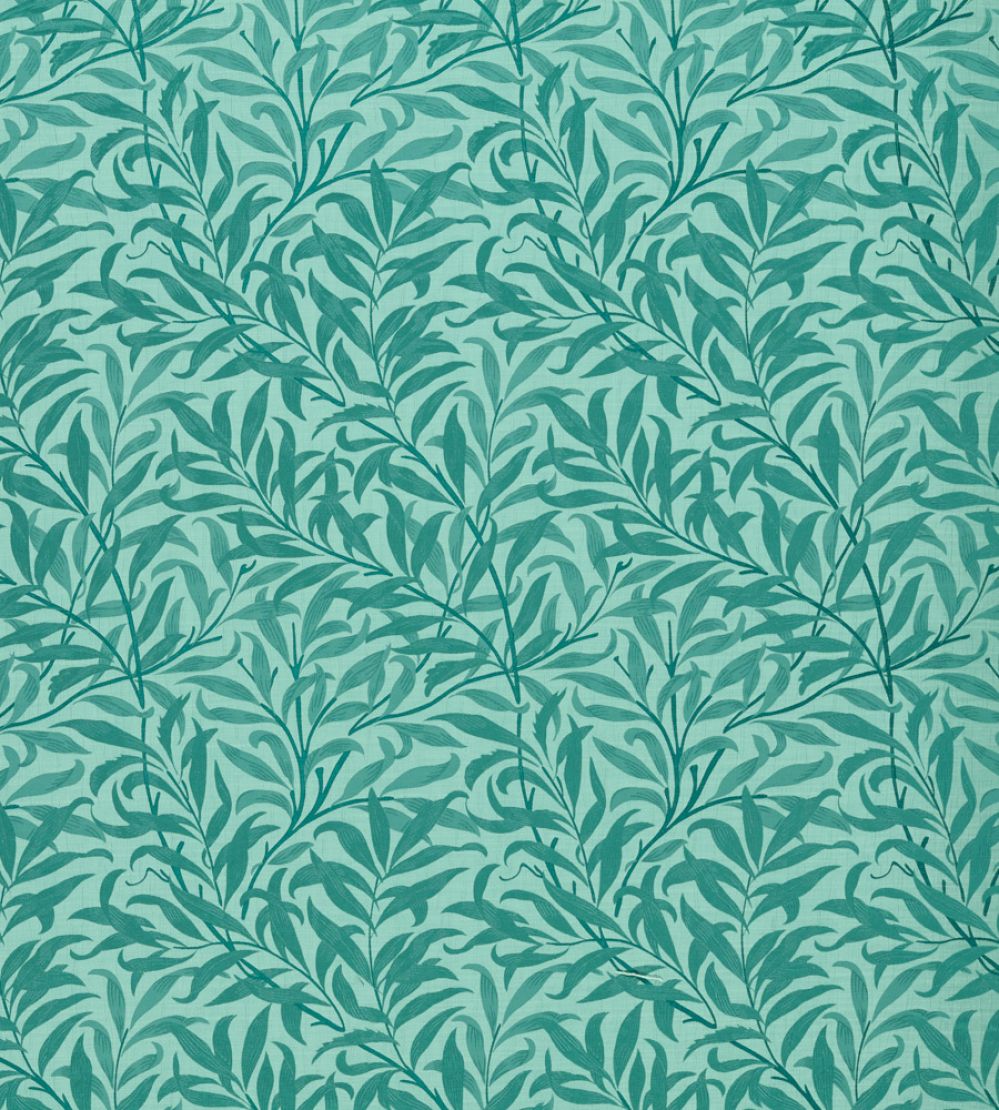 Willow Boughs Jacquard Fabric by Clarke & Clarke Teal