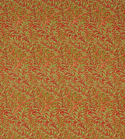 Willow Bough Fabric by Morris & Co Tomato/Olive