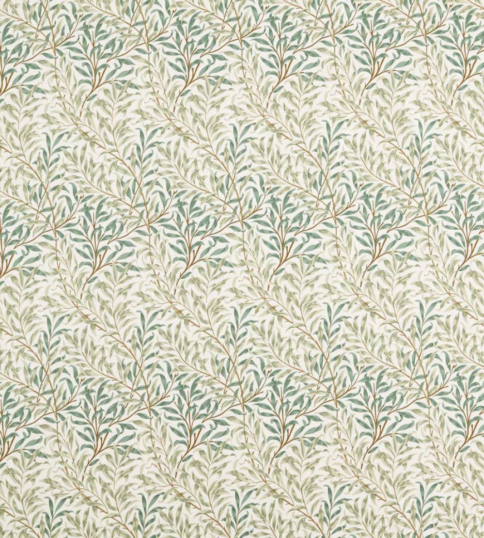 Willow Boughs Wide Width Fabric by Morris & Co Soft Teal/Mint