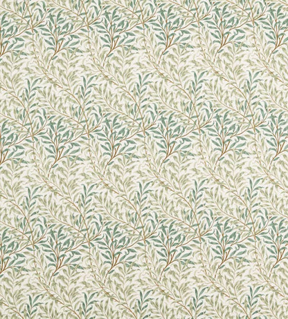 Willow Boughs Wide Width Fabric by Morris & Co Soft Teal/Mint