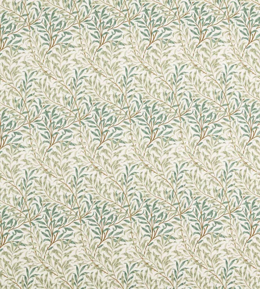 Willow Boughs Wide Width Fabric by Morris & Co Soft Teal/Mint