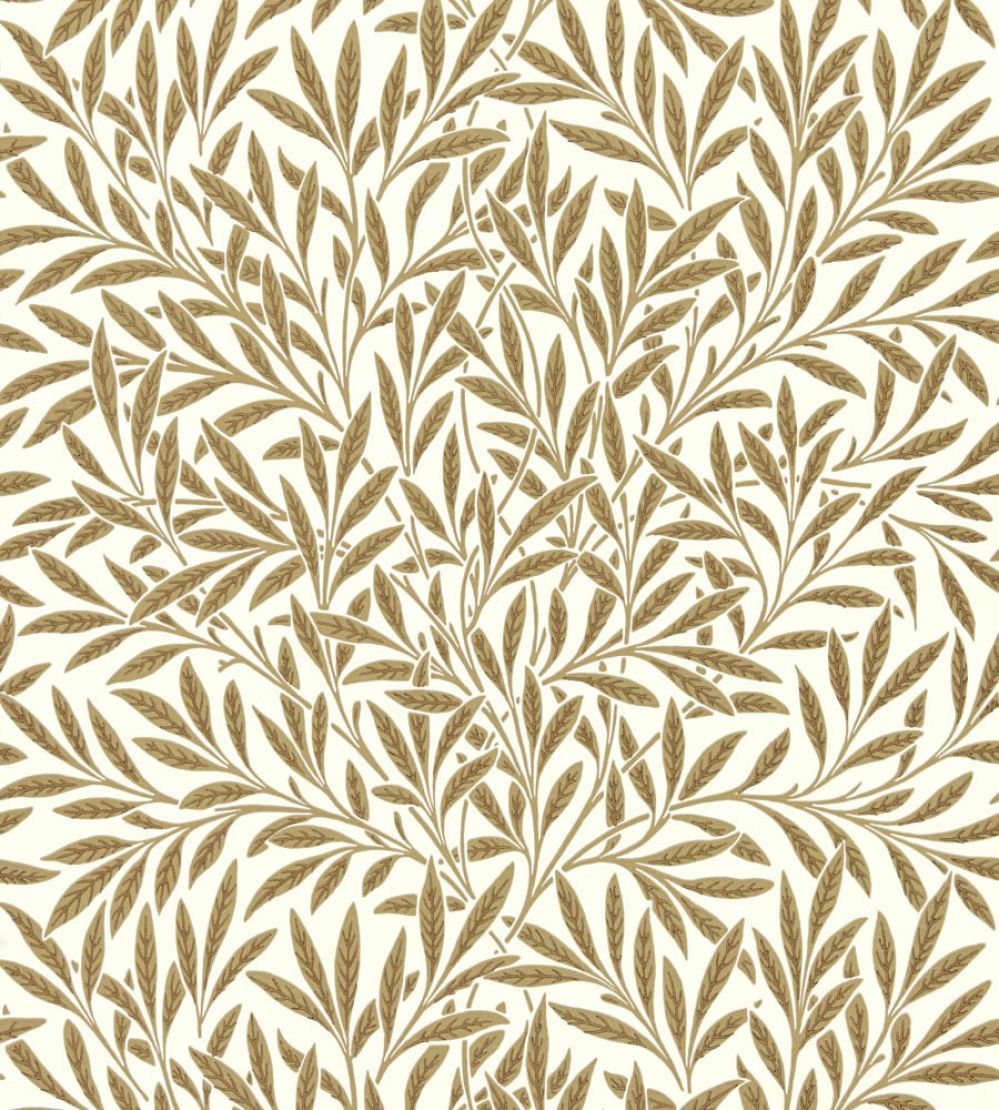 Willow Wallpaper by Morris & Co Cream/Brown