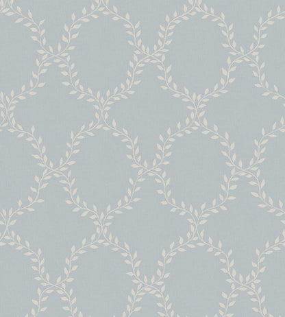 Wilma Wallpaper by Sandberg Misty Blue