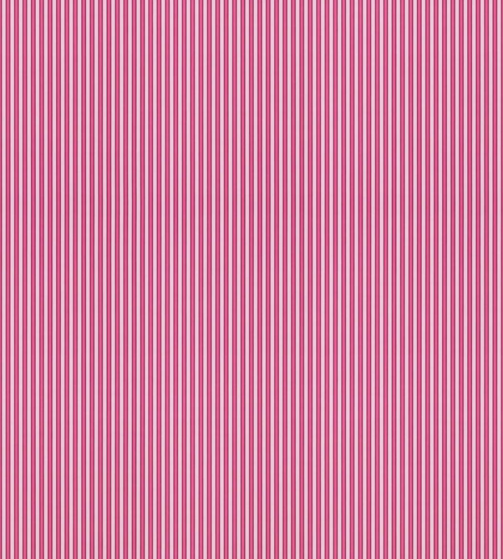 Wilson Stripe Wallpaper by Scalamandre Raspberry