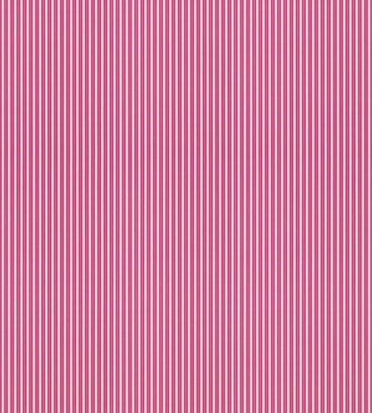 Wilson Stripe Wallpaper by Scalamandre Raspberry