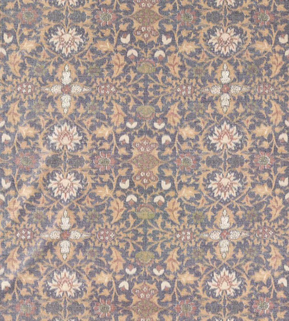 Wilton Warp Print Fabric by Morris & Co Indigo