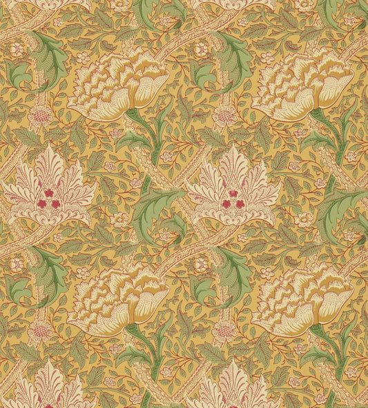 Windrush Wallpaper by Morris & Co Gold/Thyme
