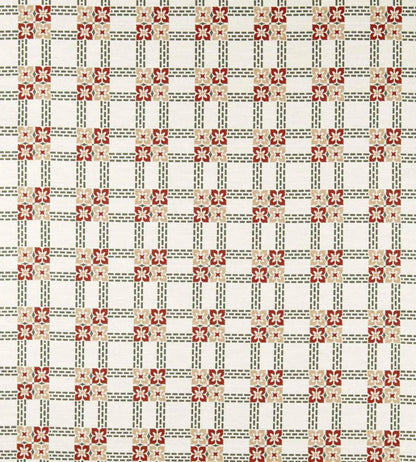 Wisley Weave Fabric by Morris & Co Russet/Thyme