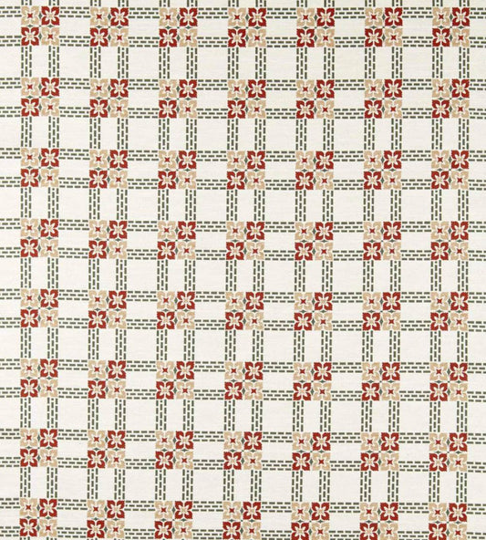 Wisley Weave Fabric by Morris & Co Russet/Thyme