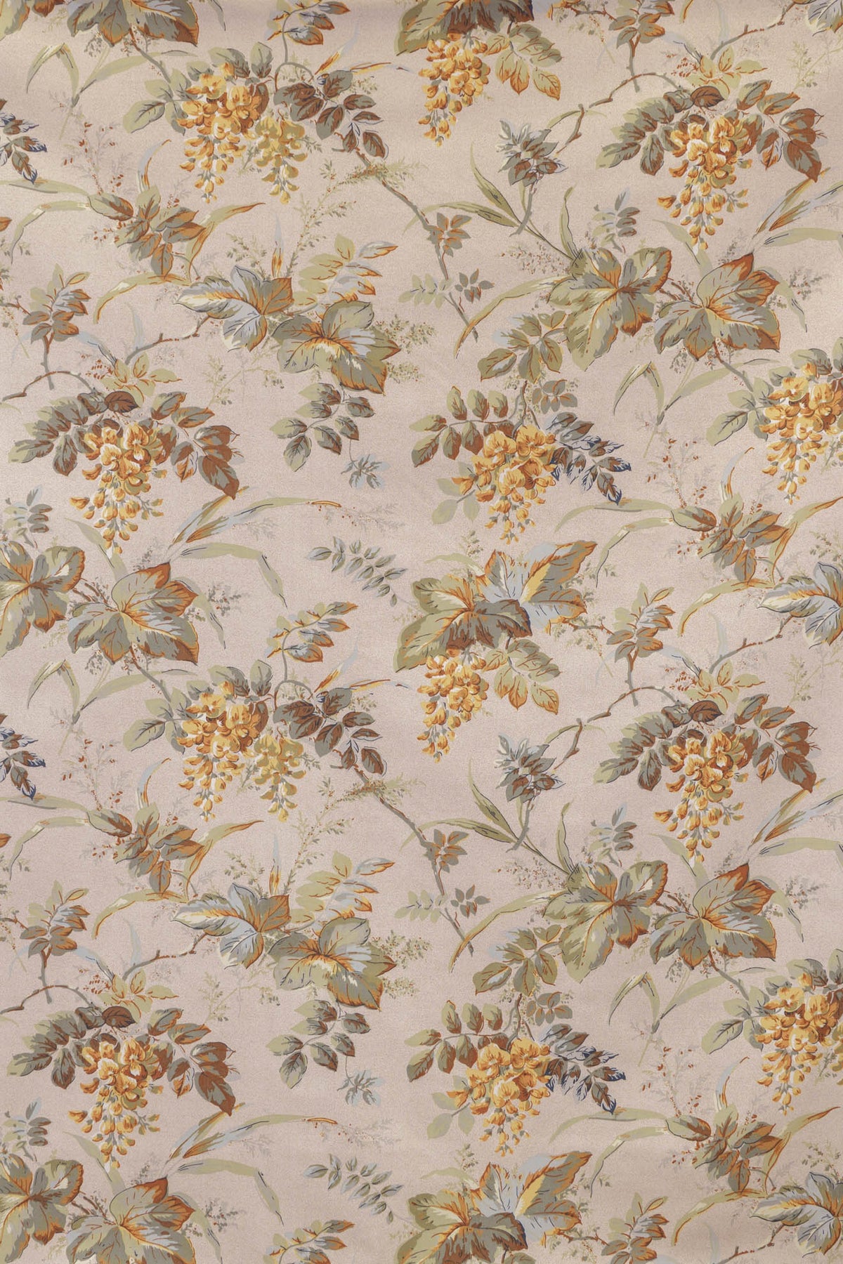 Wisteria Fabric by Jean Monro in Nutmeg