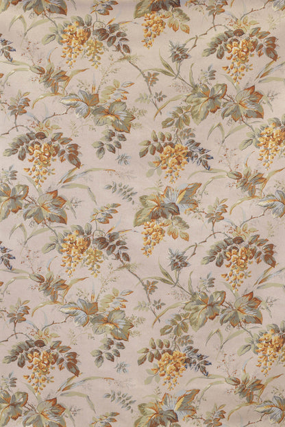Wisteria Fabric by Jean Monro in Nutmeg