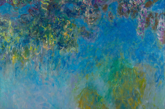 Wisteria Blue mural by Hovia