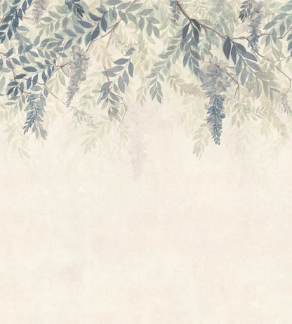 Wisteria Mural by Sandberg Blue