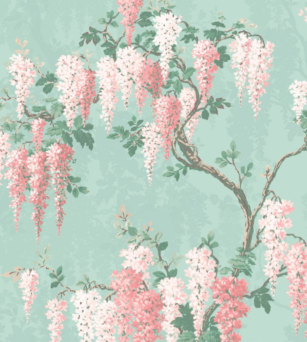 Wisteria Wallpaper by Woodchip & Magnolia Botanical Mint