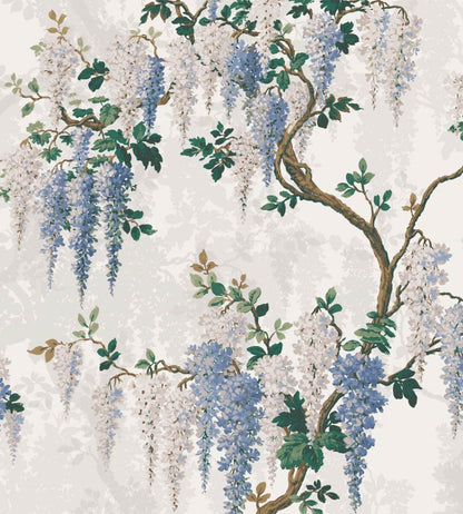 Wisteria Wallpaper by Woodchip & Magnolia Cornflower Blue
