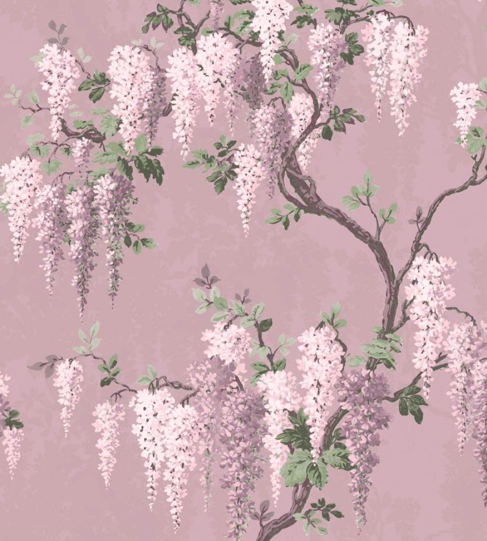 Wisteria Wallpaper by Woodchip & Magnolia Deep Lavender