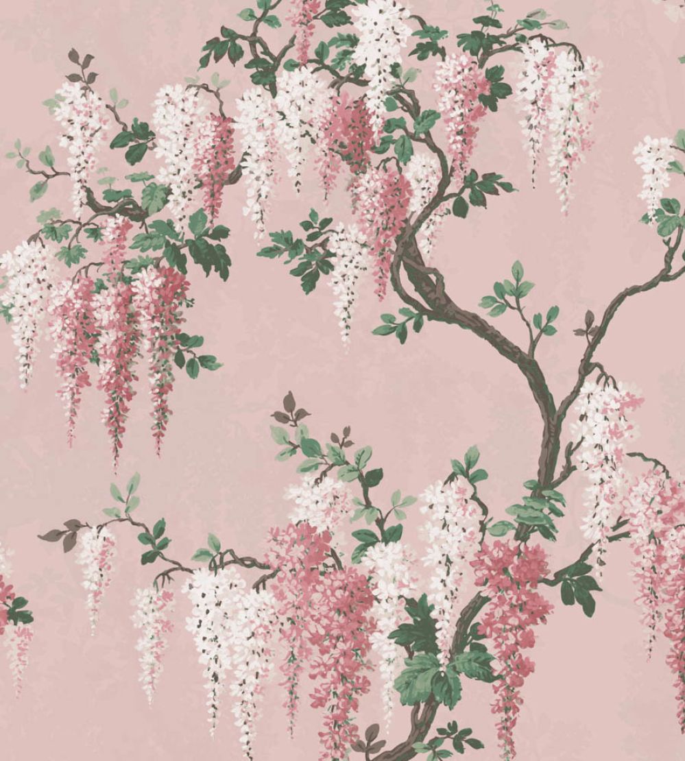 Wisteria Wallpaper by Woodchip & Magnolia Pink Bloom