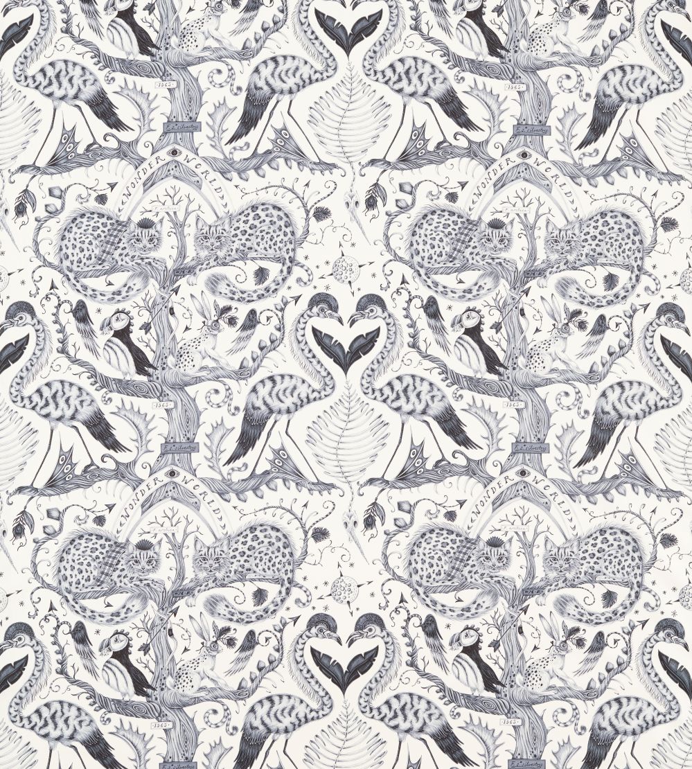 Wonder World Fabric by Clarke & Clarke Mono