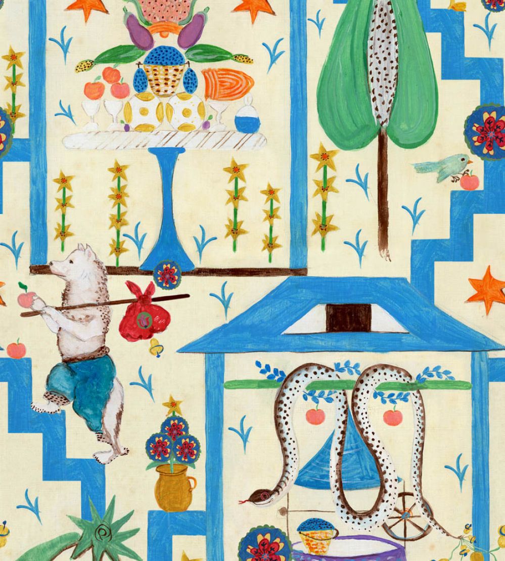 Wonderland Wallpaper by MINDTHEGAP Taupe