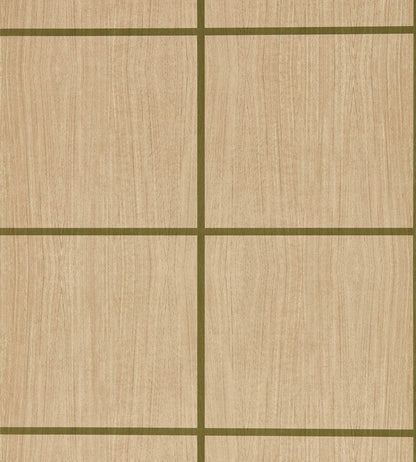 Wood Blocks Wallpaper by Harlequin Pine/Forest Gloss