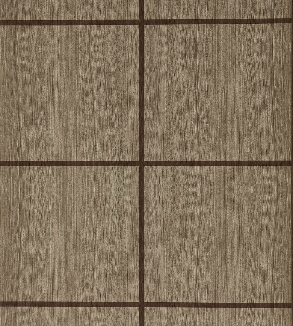 Wood Blocks Wallpaper by Harlequin Walnut/Gloss