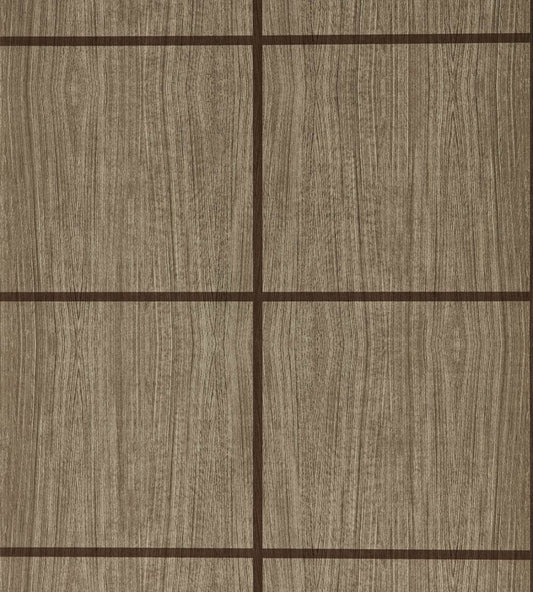 Wood Blocks Wallpaper by Harlequin Walnut/Gloss