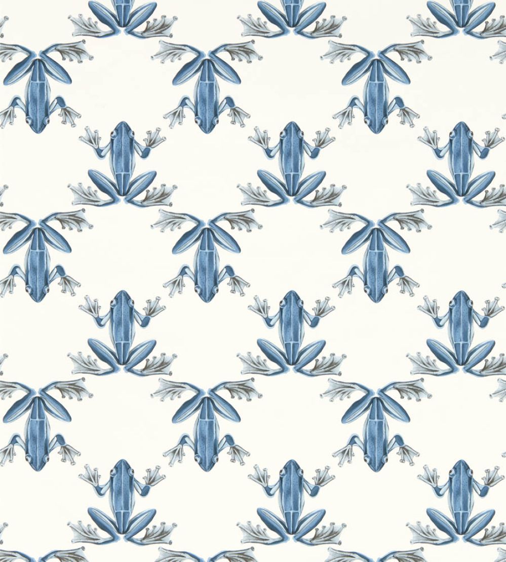 Wood Frog Wallpaper by Harlequin Wild Water / Chalk