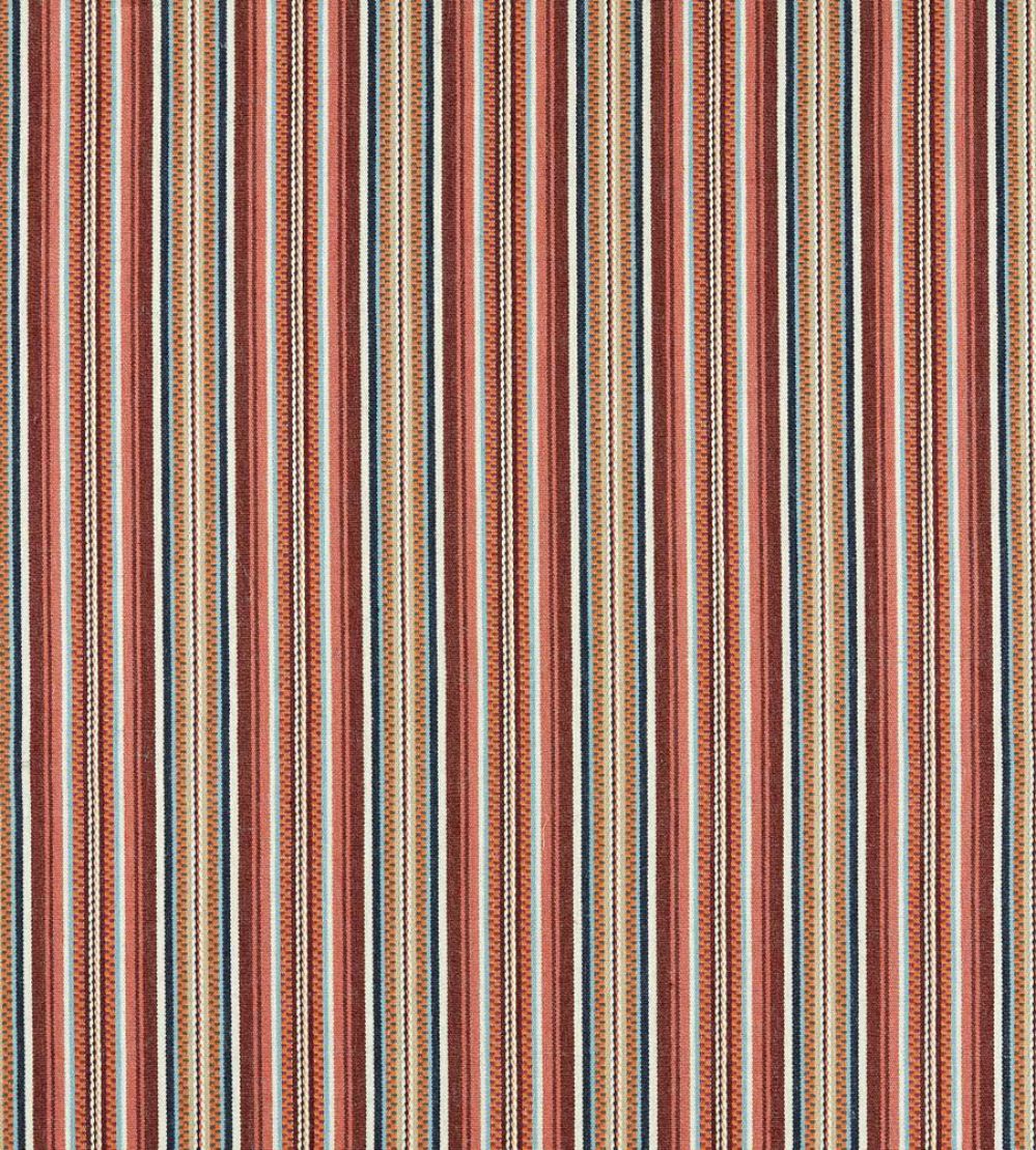Woodford Stripe Fabric by Morris & Co Mulberry