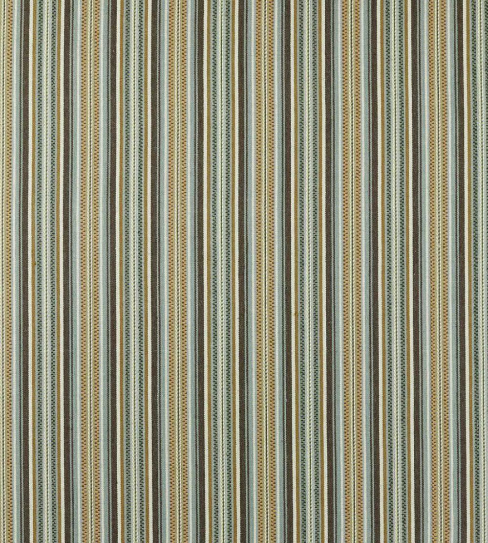 Woodford Stripe Fabric by Morris & Co Teal
