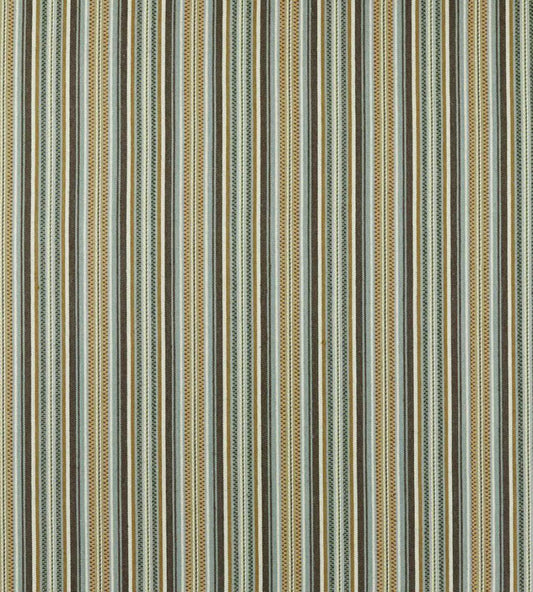 Woodford Stripe Fabric by Morris & Co Teal