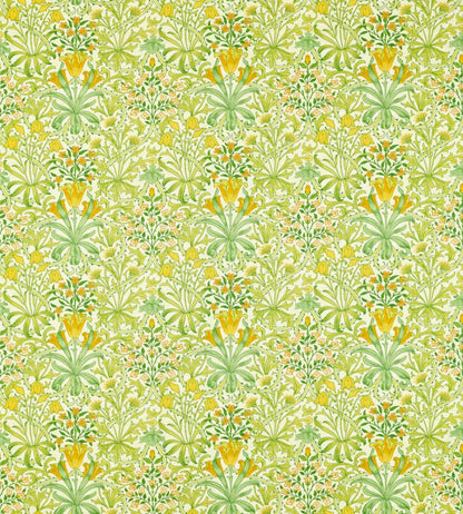Woodland Weeds Fabric by Morris & Co Sap Green