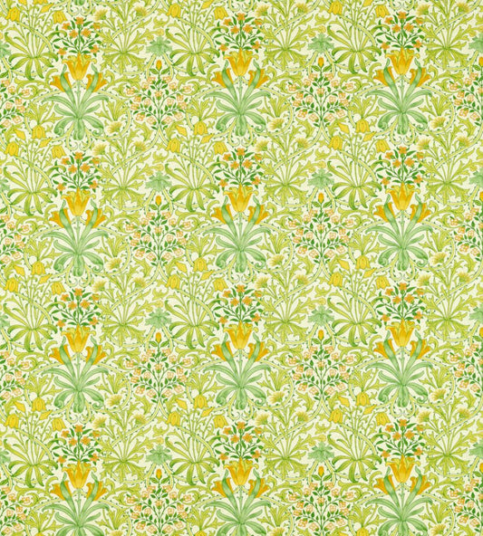 Woodland Weeds Fabric by Morris & Co Sap Green