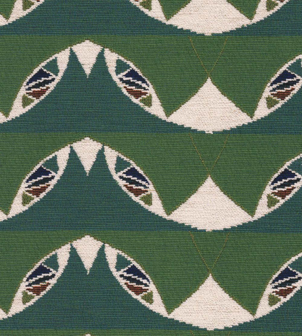 Woods Gate Fabric by MINDTHEGAP Green