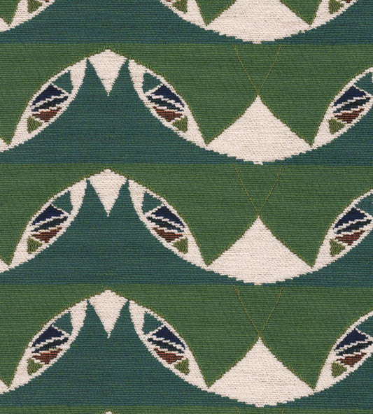 Woods Gate Fabric by MINDTHEGAP Green