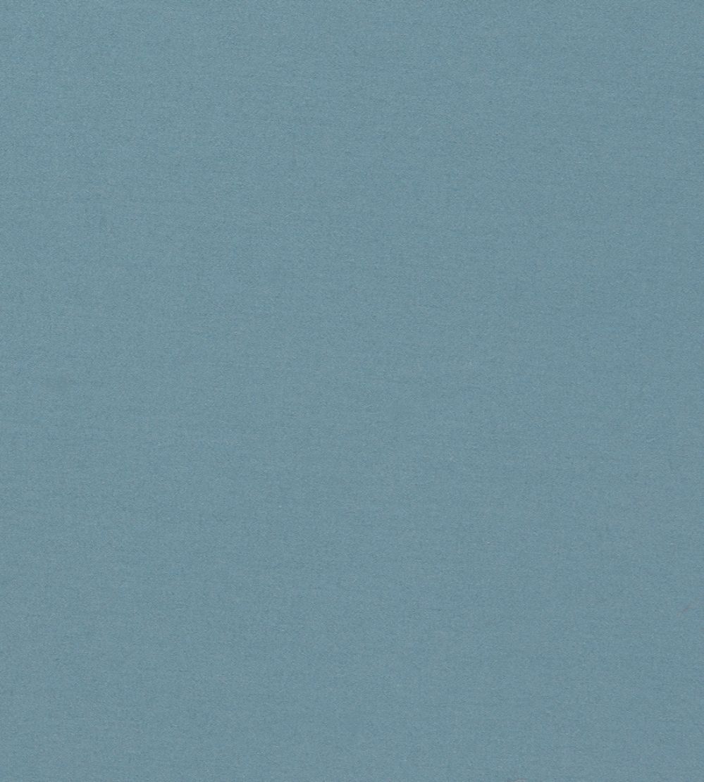 Wool Satin Fabric by Zoffany Blue Stone