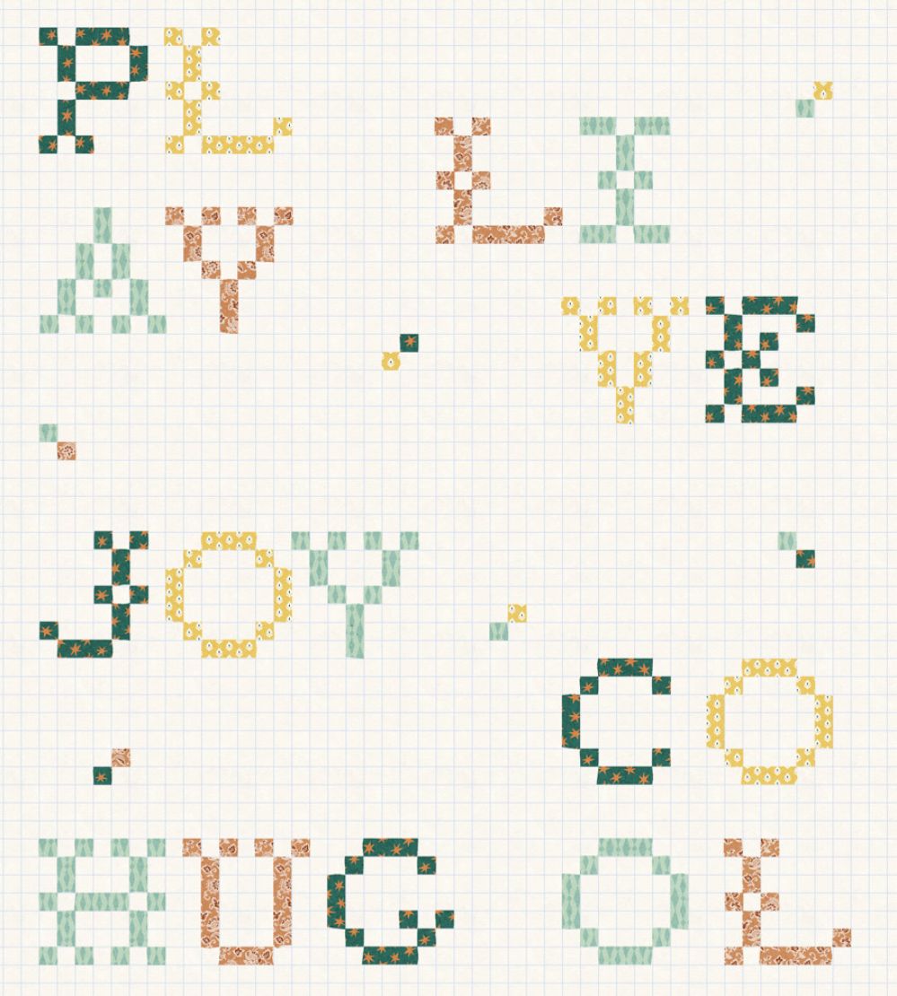 Wordplay Wallpaper by Coordonne Emerald