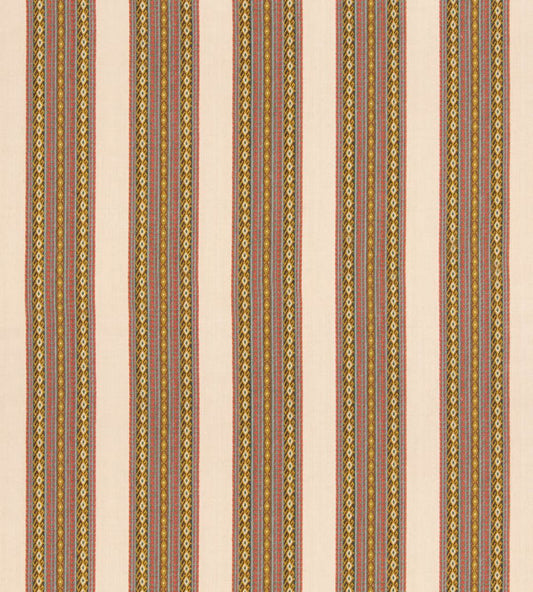 Worlds Apart Fabric by GP & J Baker Aqua/Ochre