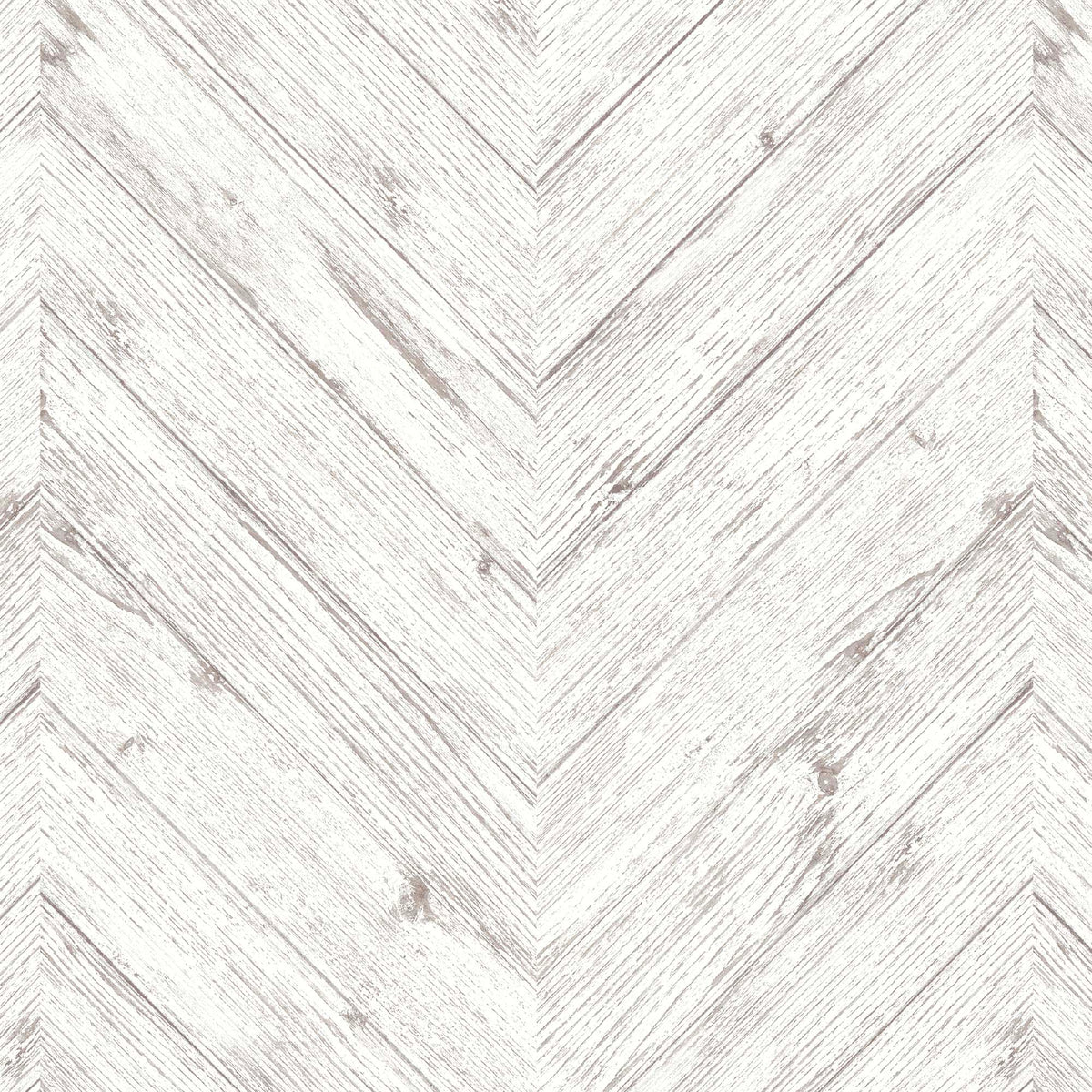 Painted White Chevron Wallpaper