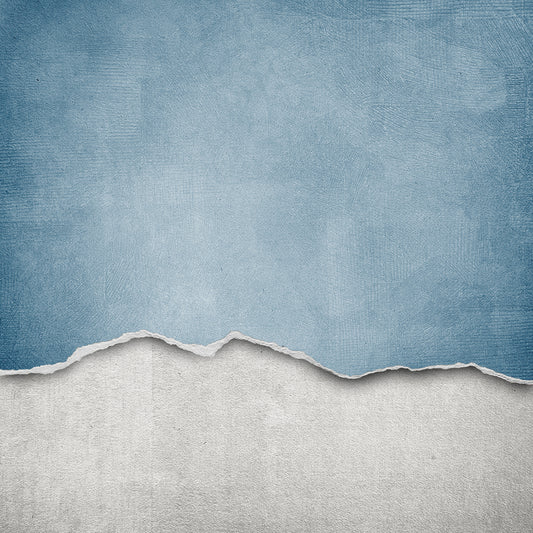 Worn Wall Blue mural by Rebel Walls