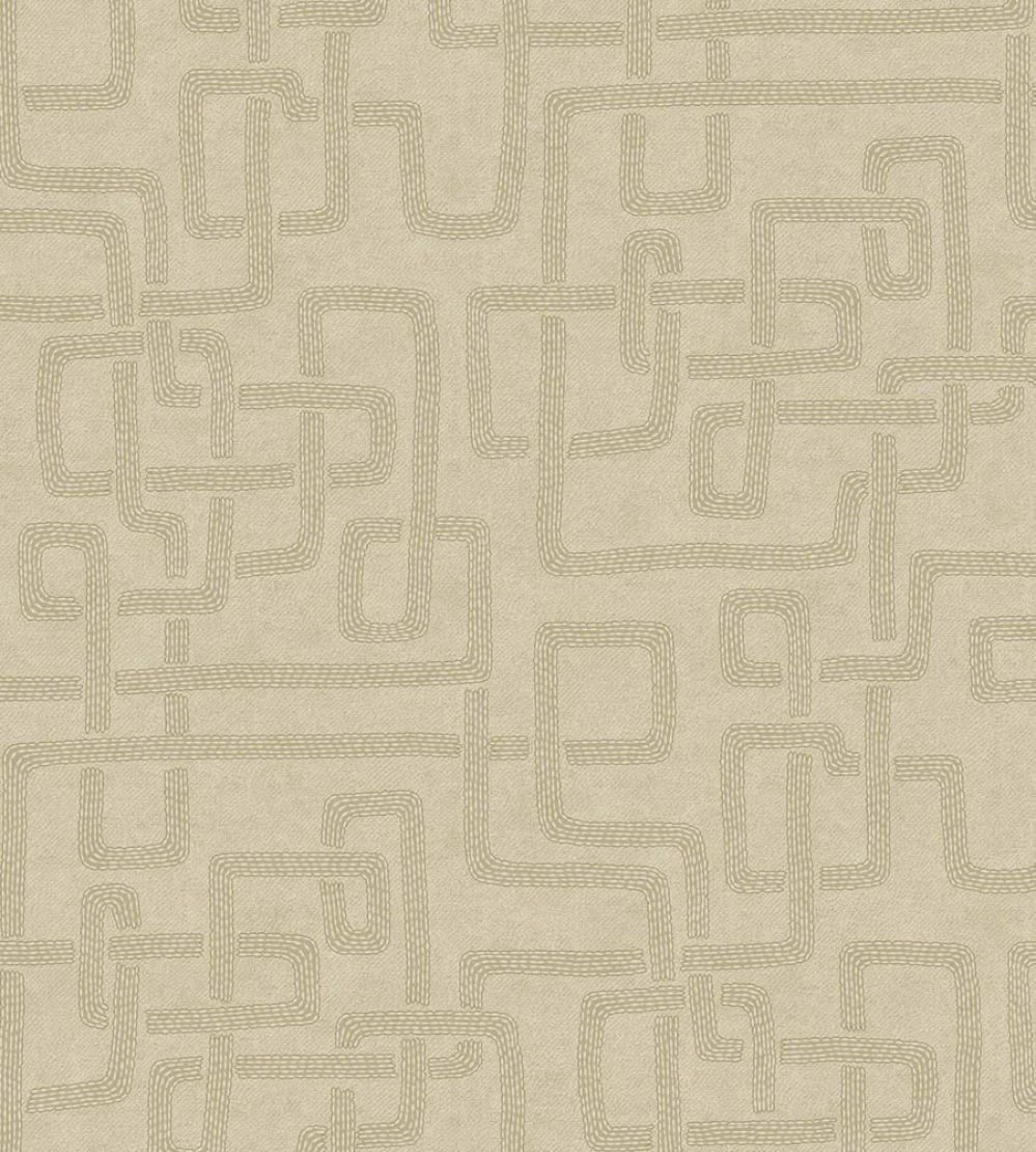 Woven Lines Wallpaper by Eijffinger Beige/Sand/White/Cream