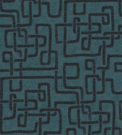 Woven Lines Wallpaper by Eijffinger Blue