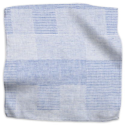 Woven Patchwork Fabric by Kathryn M. Ireland in Blue