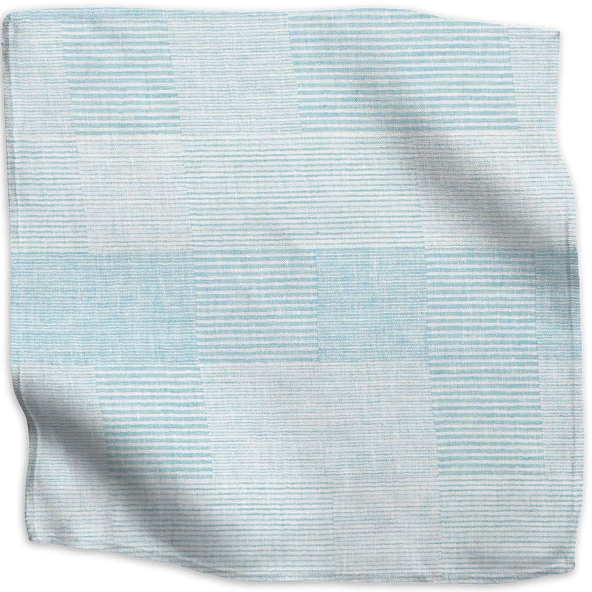 Woven Patchwork Fabric by Kathryn M. Ireland in Turquoise