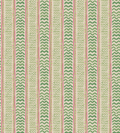 Wriggle Room Wallpaper by GP & J Baker Green/Pink