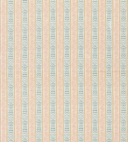 Wriggle Room Fabric by GP & J Baker Teal/Spice