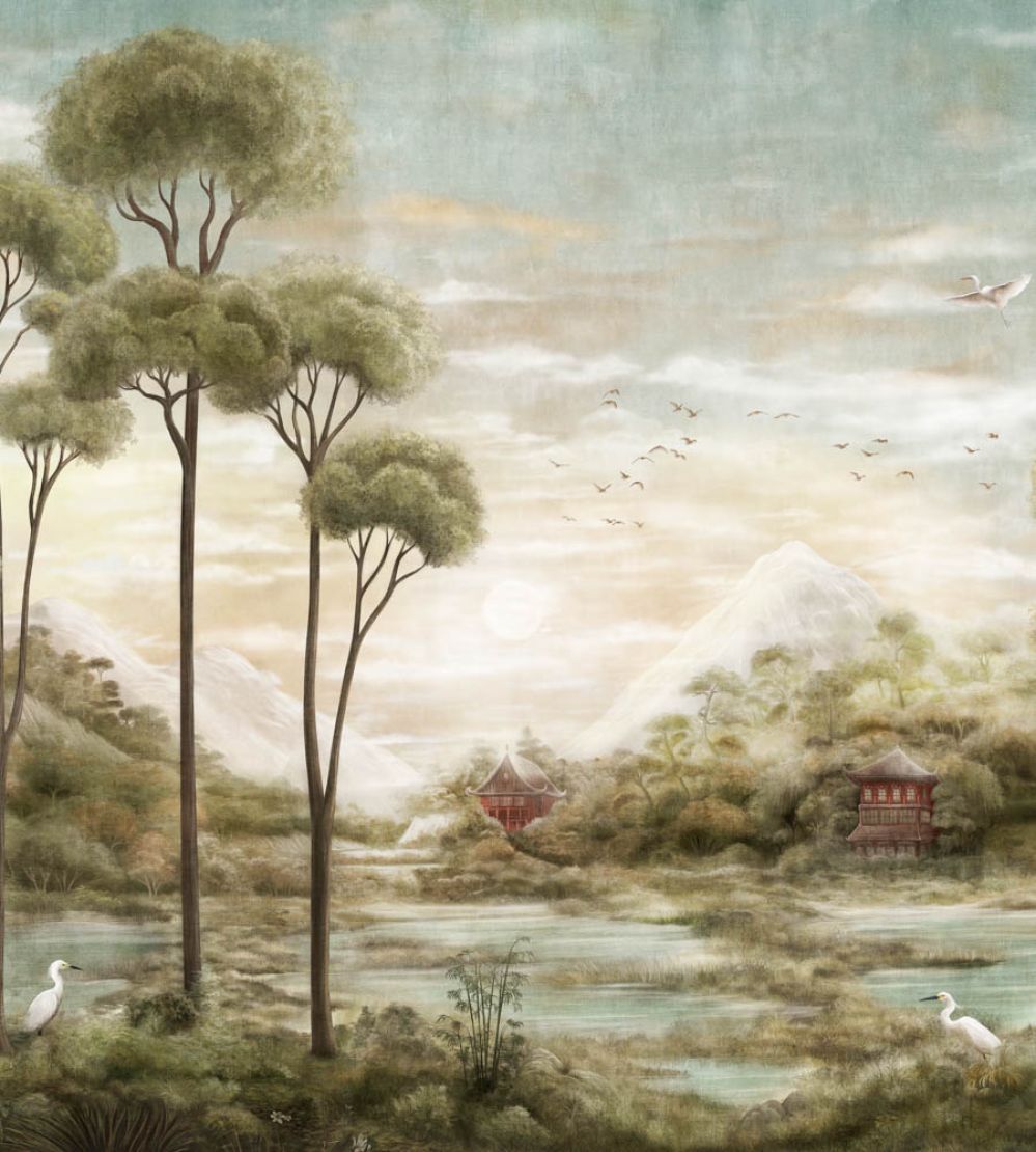 Xi Hu Lake Mural by Coordonne Jade