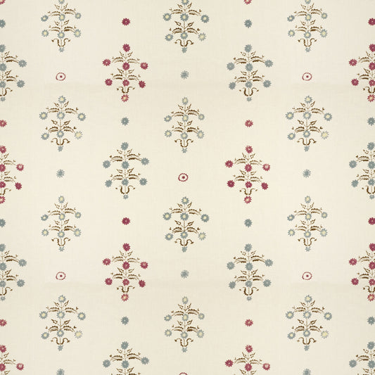 Yasmina Red/Blue fabric by Penny Morrison