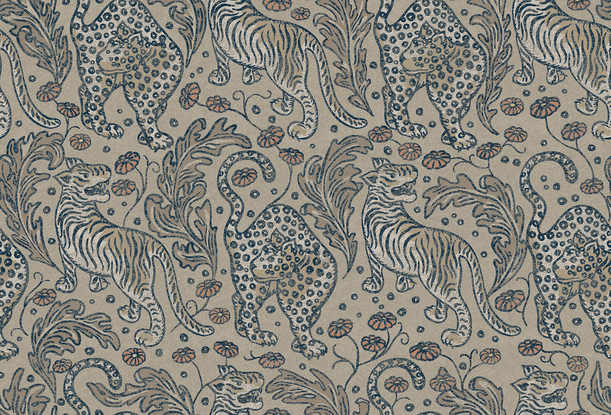 Year Of The Tiger Sand wallpaper by Rebel Walls