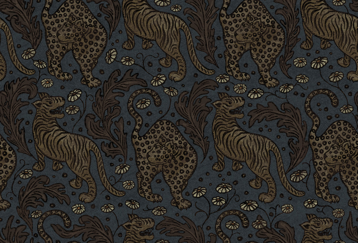 Year Of The Tiger Midnight wallpaper by Rebel Walls