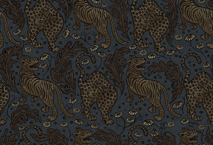 Year Of The Tiger Midnight wallpaper by Rebel Walls